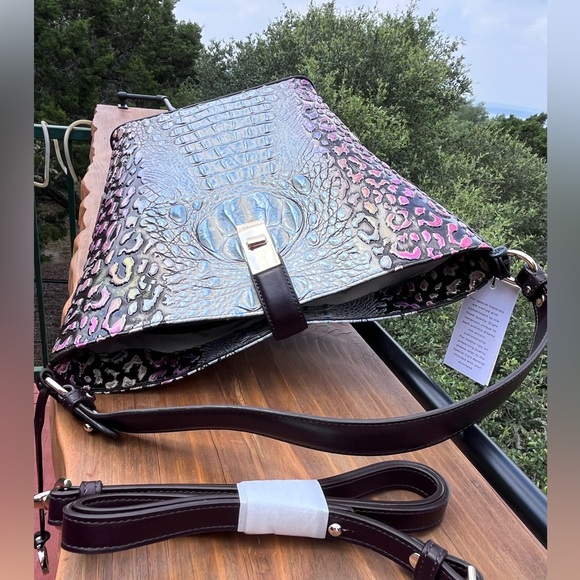 NWT Shira MULTI HEARtHSTONE Bucket Bag Crossbody - Picture 13 of 16